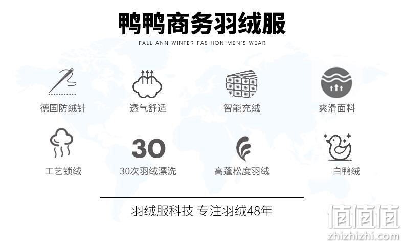 商场同款，90%白鸭绒：鸭鸭 男士 2020年新款 立领修身羽绒服 券后99元包邮（吊牌价378元） 值值值-买手聚集的地方