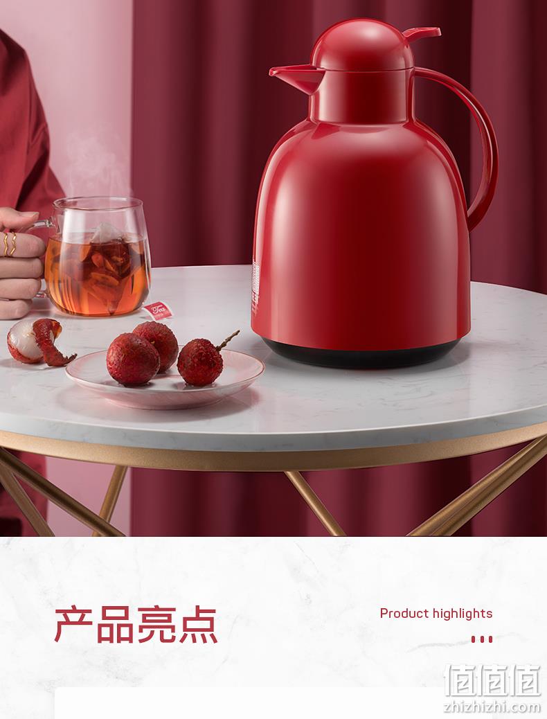 48小时红胆保温：物生物 家用欧式热水壶 1.5L 39元包邮 值值值-买手聚集的地方