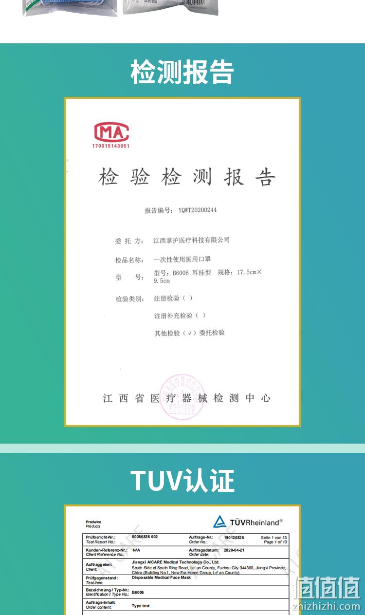 药监局认证，120只 小糖医 一次性医用级口罩 券后31.8元包邮 值值值-买手聚集的地方