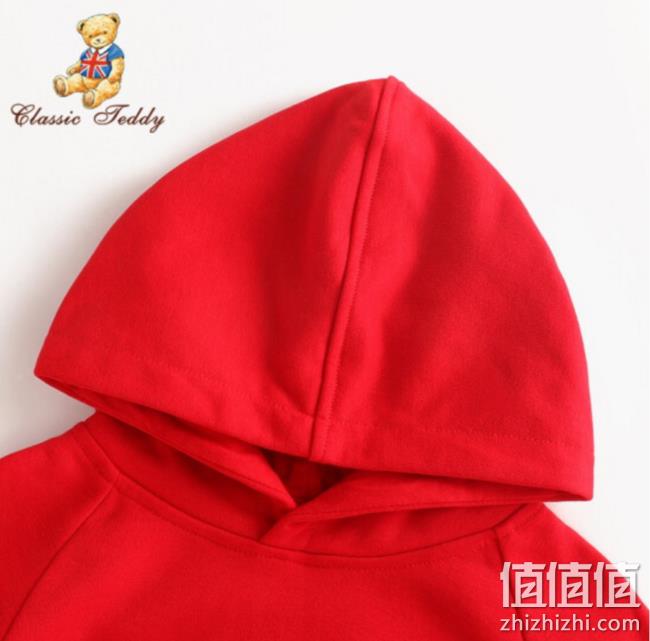 Classic Teddy 精典泰迪 儿童连帽卫衣 39.9元包邮 值值值-买手聚集的地方