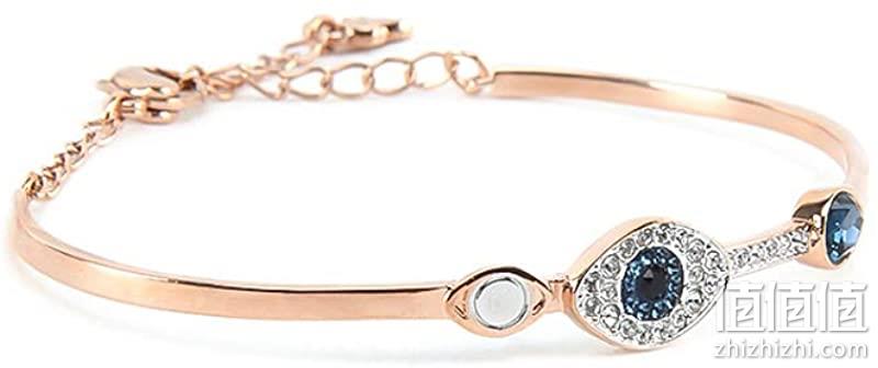 SWAROVSKI 施华洛世奇 玫瑰金色恶魔之眼手镯 5171991 Prime直邮到手390元 值值值-买手聚集的地方