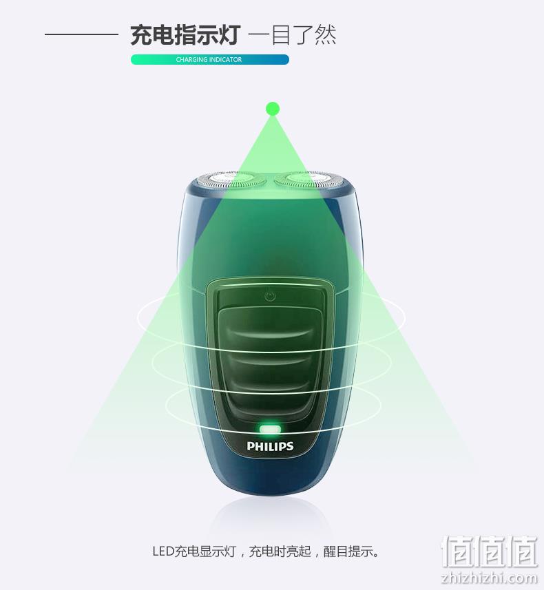 Philips 飞利浦 电动剃须刀 第二只备用剃须刀 券后69元包邮 值值值-买手聚集的地方