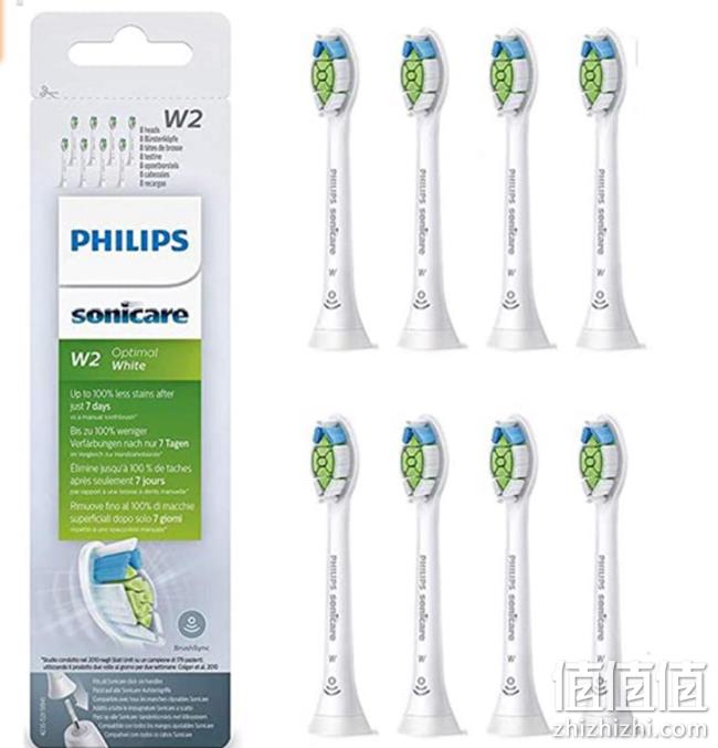Philips 飞利浦 Sonicare  8只装 白色  HX6068/12 prime直邮到手232元（之前推荐252.3元） 值值值-买手聚集的地方