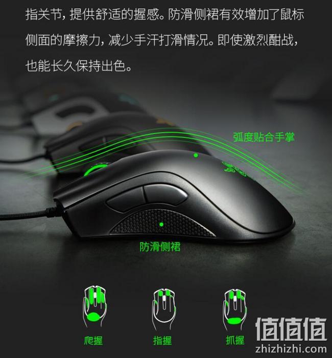 6400dpi，机械微动，可编程：RAZER雷蛇 蝰蛇标准版 有线游戏鼠标 券后89元 值值值-买手聚集的地方