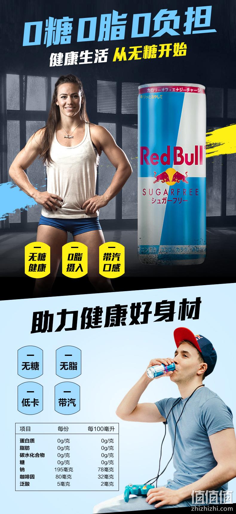 临期特价：250mlx6罐x2件 奥地利进口 RedBull 红牛 劲能无糖功能饮料 59元包邮 值值值-买手聚集的地方