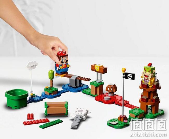 任天堂合作款，带传感器，百变表情：LEGO乐高 超级马里奥 入门套装积木玩具71360 凑单直邮到手390元 值值值-买手聚集的地方