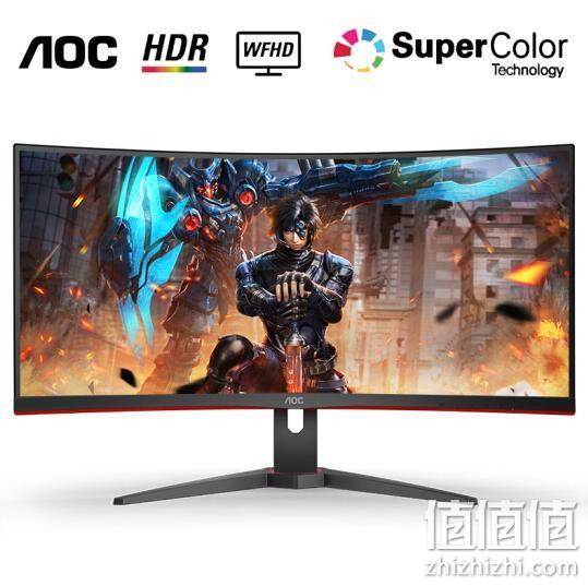 AOC CQ29G2E 29英寸 曲面显示器（2560×1080、广色域） 1279元包邮 值值值-买手聚集的地方