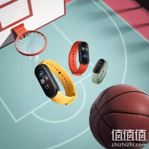 动态彩显大屏睡眠监测+运动模式+14天续航+防水：小米手环5 NFC版 158元包邮 值值值-买手聚集的地方