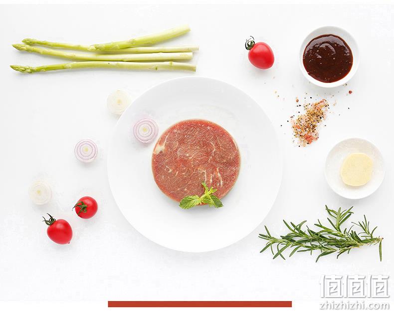 进口牛肉：80gx10片 大希地 黑椒牛排套餐 59.9元包邮 送刀叉+黑椒酱 值值值-买手聚集的地方