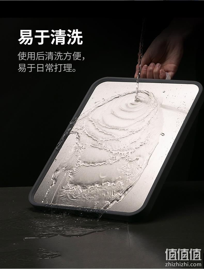 双面可用 抗菌防霉 ：双枪 304不锈钢砧板 39x29x2.2cm 券后74元包邮 值值值-买手聚集的地方