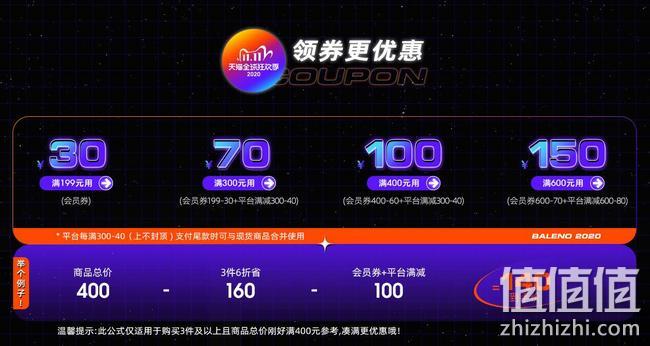 无套路直降，1日0点：天猫 班尼路旗舰店 双11预售捡白菜 前2小时全场3件3.5折、2件4.5折起，棉服不到50元秒 值值值-买手聚集的地方