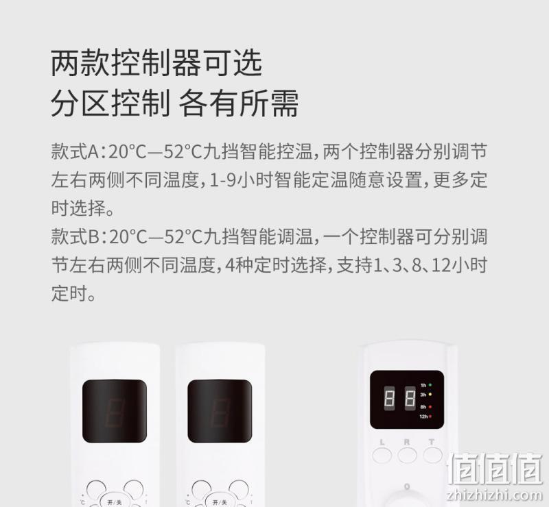 小米生态链 可水洗 琴岛 智能自动控温电热毯 券后109元包顺丰 值值值-买手聚集的地方