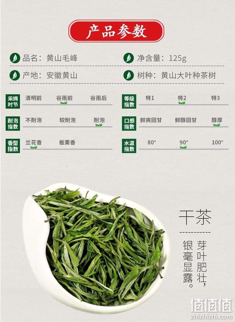 茗味园 雨前特级黄山毛峰 120g 6.9元包邮 值值值-买手聚集的地方