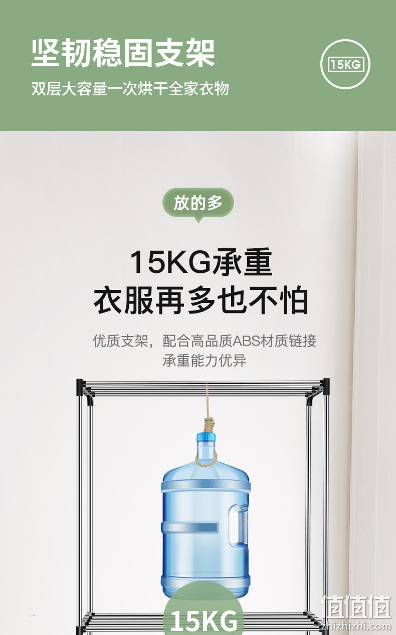 180分钟速干：荣事达 家用双层干衣机 RS-GY90Q 券后59元起包邮 值值值-买手聚集的地方