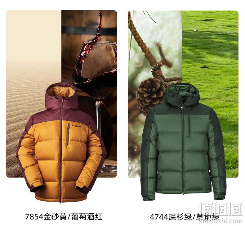 185克700蓬拒水鹅绒：Marmot土拨鼠 男士 面包羽绒服 V73263 599元到手 值值值-买手聚集的地方