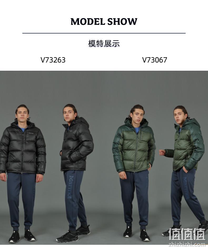 185克700蓬拒水鹅绒：Marmot土拨鼠 男士 面包羽绒服 V73263 599元到手 值值值-买手聚集的地方