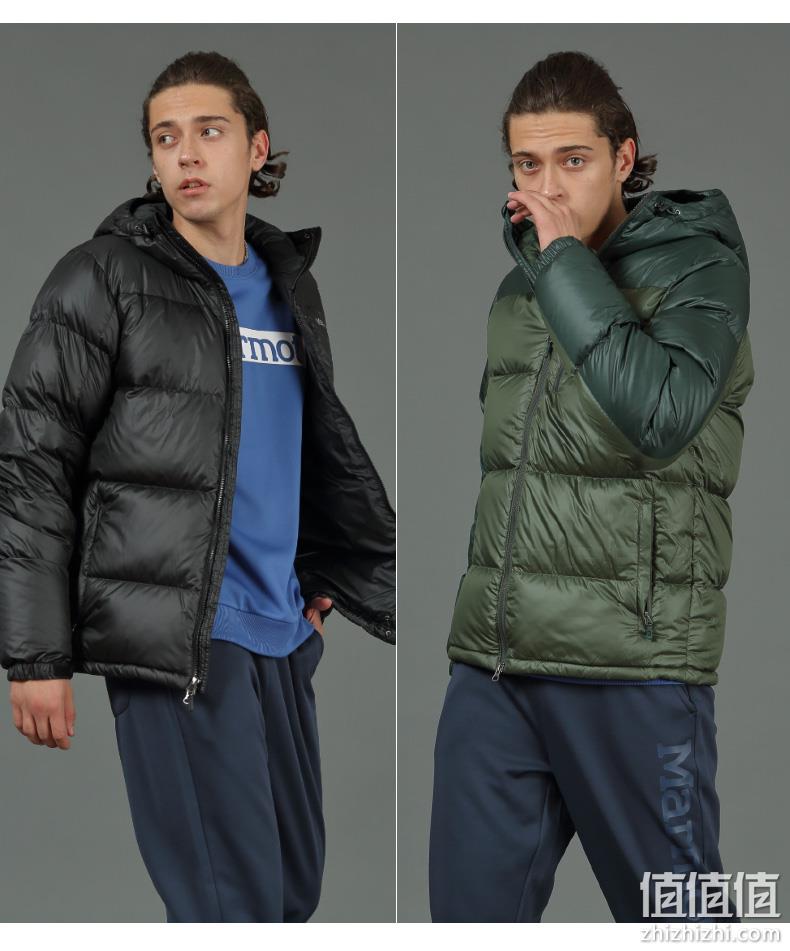 185克700蓬拒水鹅绒：Marmot土拨鼠 男士 面包羽绒服 V73263 599元到手 值值值-买手聚集的地方