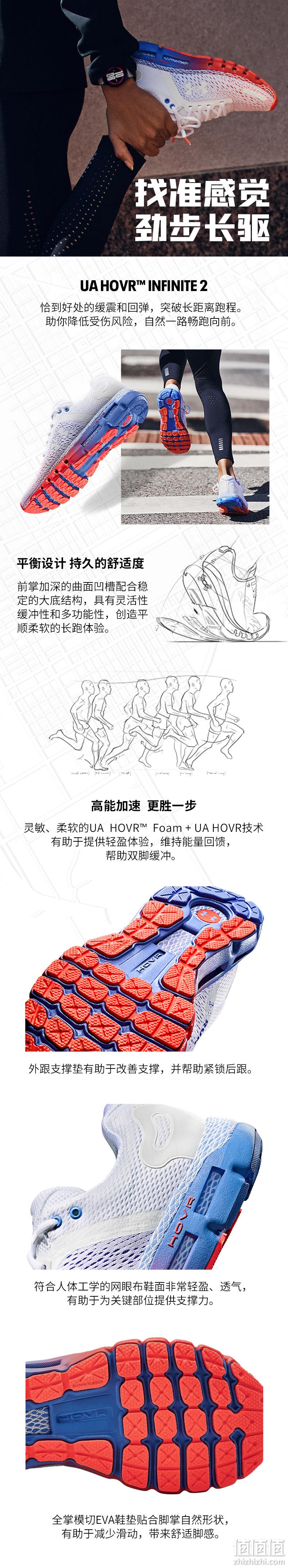 11日0点 安德玛旗舰跑鞋 HOVR Infinite 2 男款运动跑步鞋 前1小时券后339元包邮 值值值-买手聚集的地方