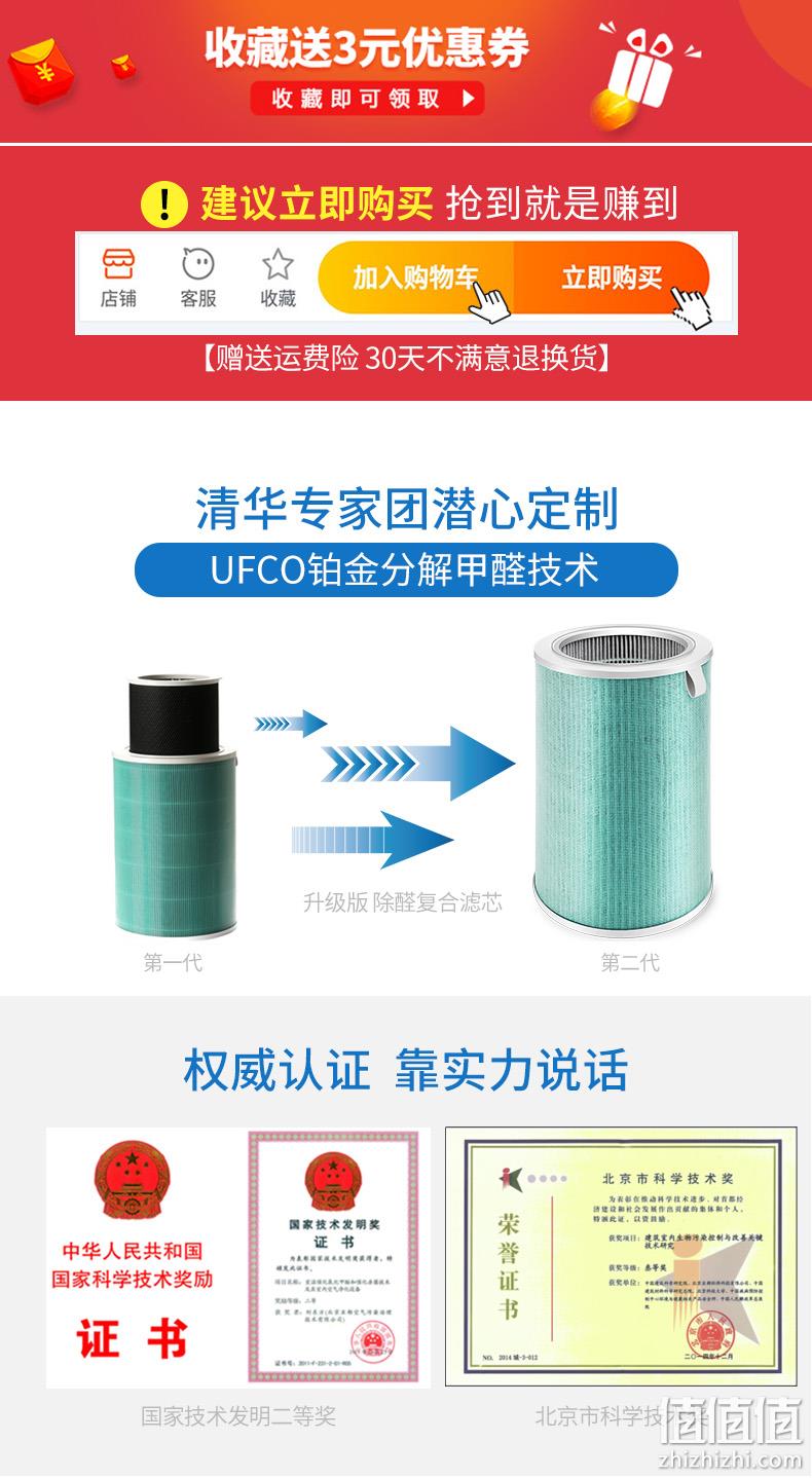 升级版除甲醛抗菌、2件、适配小米空气净化器，Take Care 培康 滤芯 94.8元包邮，折合47.4元/件（上次69元/件） 值值值-买手聚集的地方