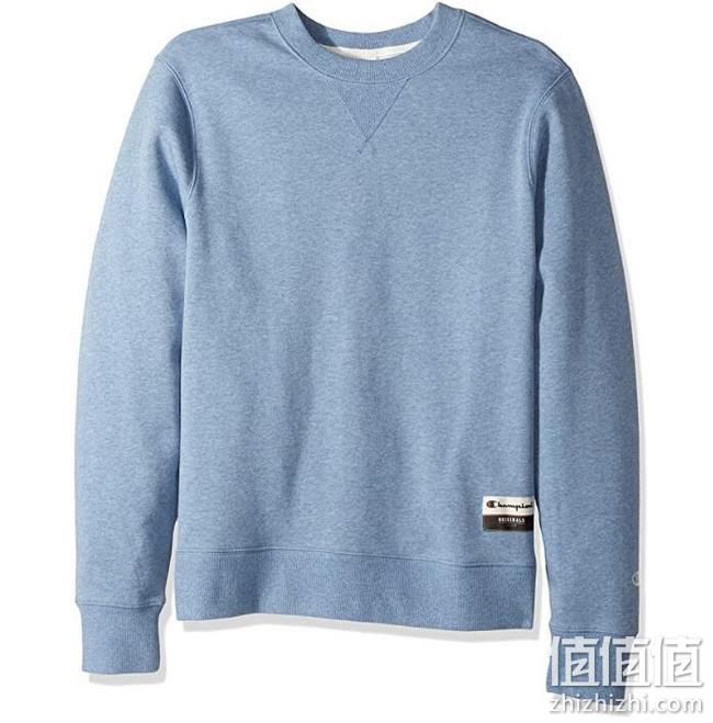 多色多码好价，时尚拼色：Champion冠军 Originals系列 男士 绒面套头休闲针织衫 Prime凑单直邮到手125元，3件9折 值值值-买手聚集的地方
