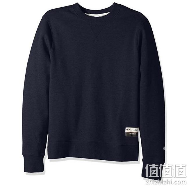 多色多码好价，时尚拼色：Champion冠军 Originals系列 男士 绒面套头休闲针织衫 Prime凑单直邮到手125元，3件9折 值值值-买手聚集的地方
