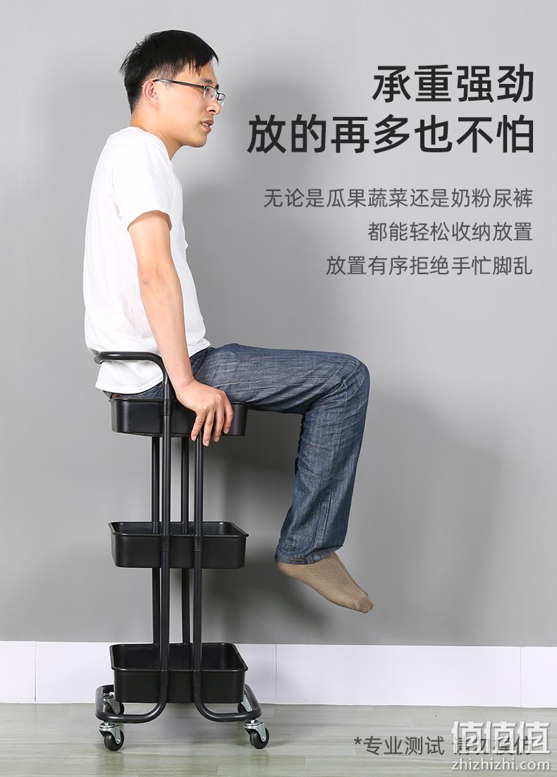 双层带轮:yosun 友阳 厨房置物架 54.9元包邮 值值值-买手聚集的地方