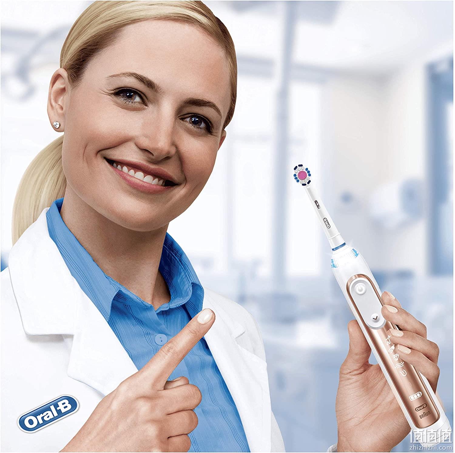 值哭！顶级旗舰，3D专业清洁，APP智能交互：Oral-B欧乐B Genius 9900电动牙刷套装 牙刷x2+刷头x4+手机架+旅行盒 Prime直邮到手927元（天猫1999元） 值值值-买手聚集的地方