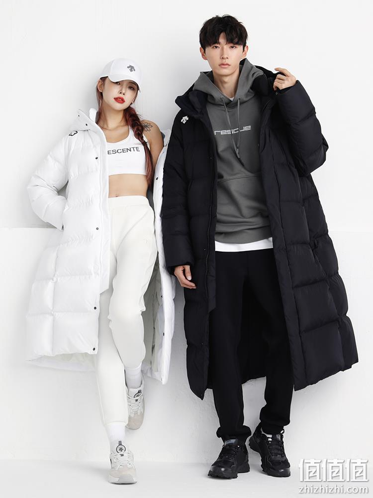 日本高端专业运动品牌,充绒量400g+,Descente 迪桑特 男女首尔版复刻长款羽绒服 多色 2390元包邮(吊牌价3390元) 值值值-买手聚集的地方