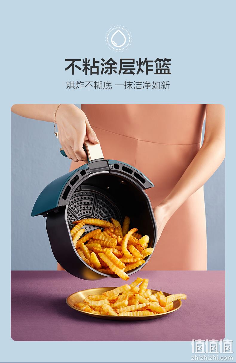 小降10元，轻享低脂，取锅断电多保险：3.6L 小熊 全自动多功能空气炸锅 券后189元包邮（之前推荐199元） 值值值-买手聚集的地方