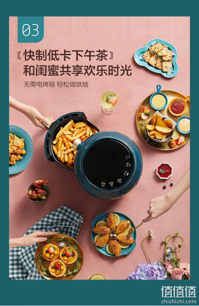 小降10元，轻享低脂，取锅断电多保险：3.6L 小熊 全自动多功能空气炸锅 券后189元包邮（之前推荐199元） 值值值-买手聚集的地方