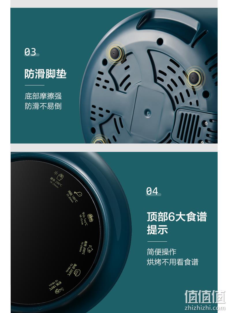 小降10元，轻享低脂，取锅断电多保险：3.6L 小熊 全自动多功能空气炸锅 券后189元包邮（之前推荐199元） 值值值-买手聚集的地方