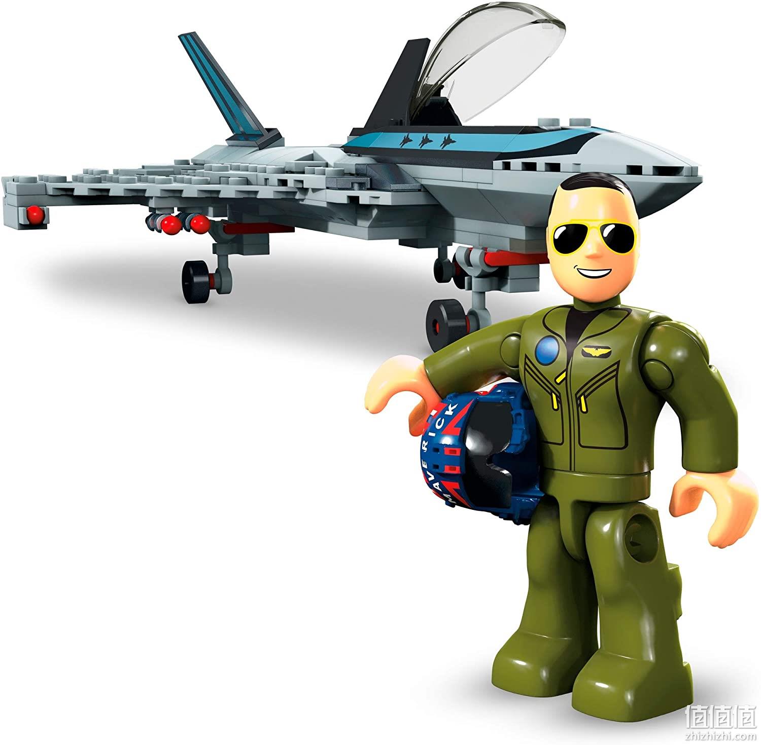 Mega Construx美高 壮志凌云II：独行侠系列 波音F/A-18E 超级大黄蜂GPP89 新低118.64元 值值值-买手聚集的地方