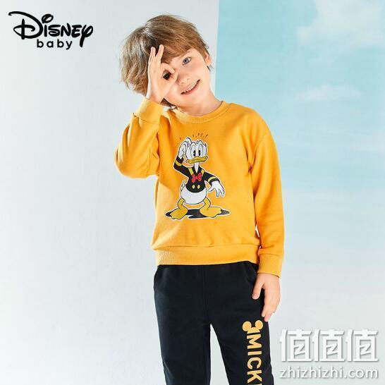 Disney 迪士尼 儿童圆领卫衣套装 59.9元包邮 值值值-买手聚集的地方