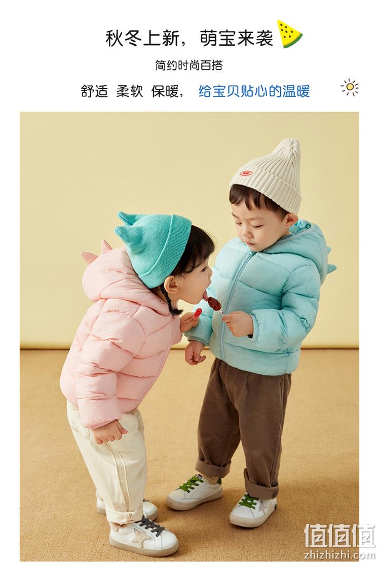 高梵 2020秋冬款男女童保暖加厚棉袄 多色 80-130码 券后69元包邮 值值值-买手聚集的地方