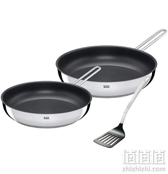 WMF旗下高端 Silit 喜力特 Toskana系列 不锈钢煎锅3件套 prime直邮到手320.8元 值值值-买手聚集的地方