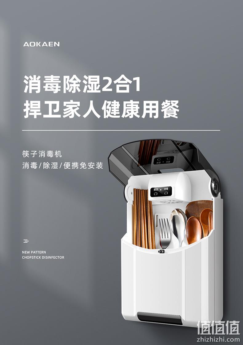 智能消毒/风干 沥水/防尘 奥卡恩 筷子消毒机 券后69.9元包邮 值值值-买手聚集的地方