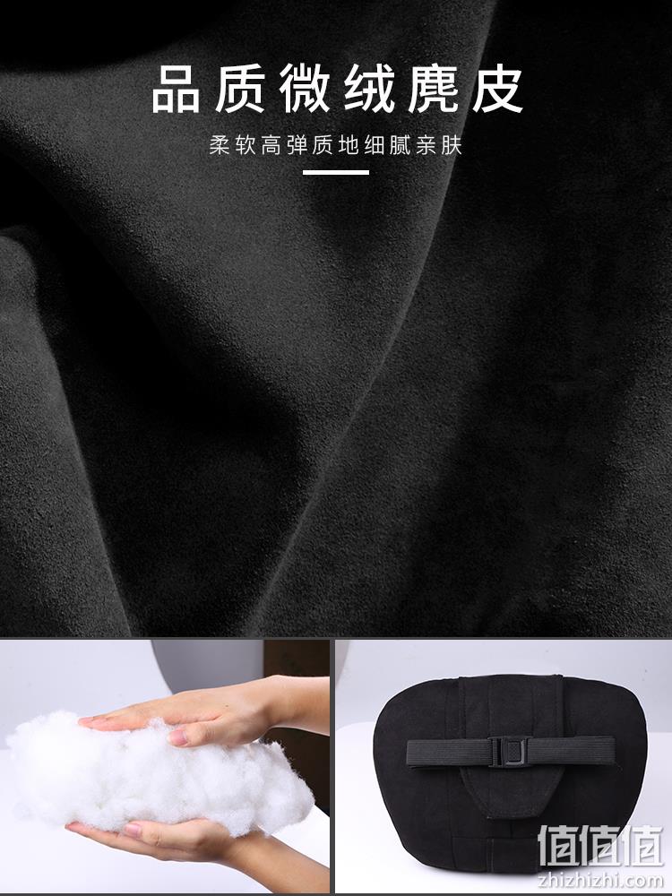 迈巴赫同款，柔软仿麂皮绒：诚饰 车用护颈头枕 券后15元包邮 值值值-买手聚集的地方