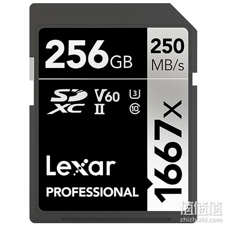 Lexar 雷克沙 Professional 1667x UHS-II U3 SD存储卡 256GB Prime直邮到手444元 值值值-买手聚集的地方