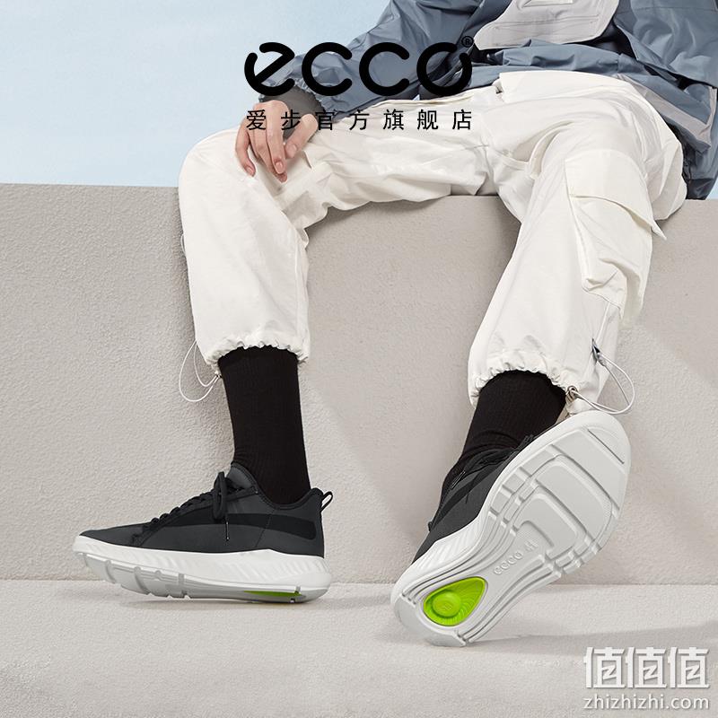 2020新款：ECCO 爱步 St.1 Lite适动轻巧 男士高帮运动鞋 504234 直邮含税到手约506元 值值值-买手聚集的地方