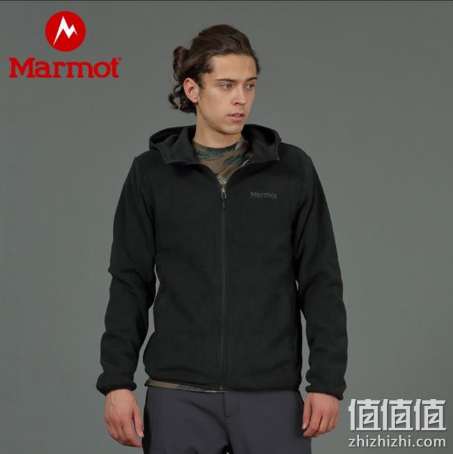 27日0点前：Marmot 土拨鼠 83840 抓绒开衫连帽卫衣 229元包邮（吊牌价899元） 值值值-买手聚集的地方