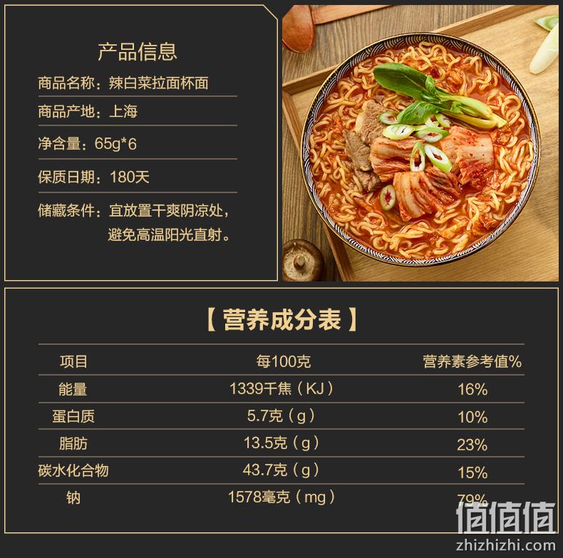 4.9分，清爽少油无负担：12杯  农心 韩式辣白菜辛拉面 券后49.9元包邮 值值值-买手聚集的地方