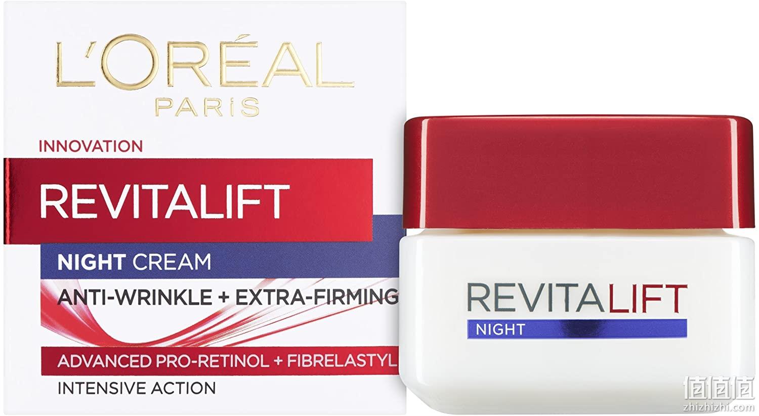 白菜价！L'Oreal Paris欧莱雅 抗皱紧肤Pro视黄醇晚霜 50ml Prime直邮到手44元，日霜51元 值值值-买手聚集的地方