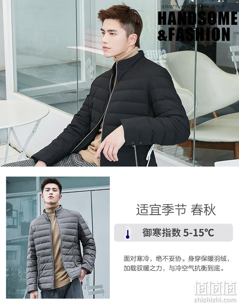 波司登旗下 600蓬90鸭绒：冰洁 男士短款立领羽绒服 券后149元包邮 专柜同款 值值值-买手聚集的地方