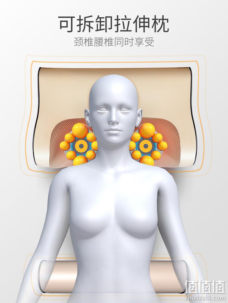 热敷推拿一体，颈肩腰通用：金凯瑞 多功能按摩枕 券后109元起包邮 值值值-买手聚集的地方