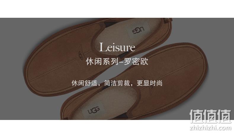 UGG Romeo 男士舒适一脚蹬 1113455 Prime直邮到手482元（天猫999元） 值值值-买手聚集的地方