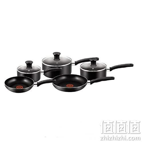 黑五、中亚Prime会员： T-fal 特福 Essential 锅具5件套 Prime直邮到手378元 值值值-买手聚集的地方