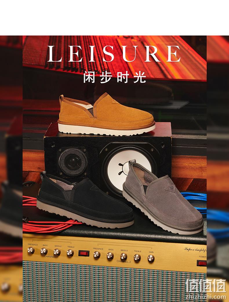 UGG Romeo 男士舒适一脚蹬 1113455 Prime直邮到手482元（天猫999元） 值值值-买手聚集的地方