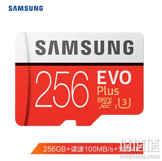 10年质保，三星 EVO Plus MicroSD存储卡 256GB 0点：券后179元包邮 值值值-买手聚集的地方