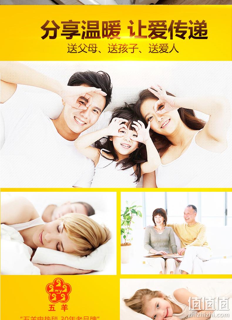 恒温不干燥 1.7x1.4m 五羊 水暖电热毯 券后69.9元包邮 值值值-买手聚集的地方