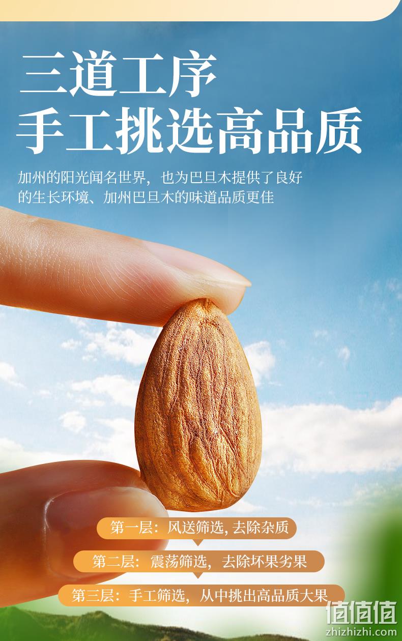 500g罐装 外果侠 NP级加州巴旦木仁 券后36.5元包邮 值值值-买手聚集的地方